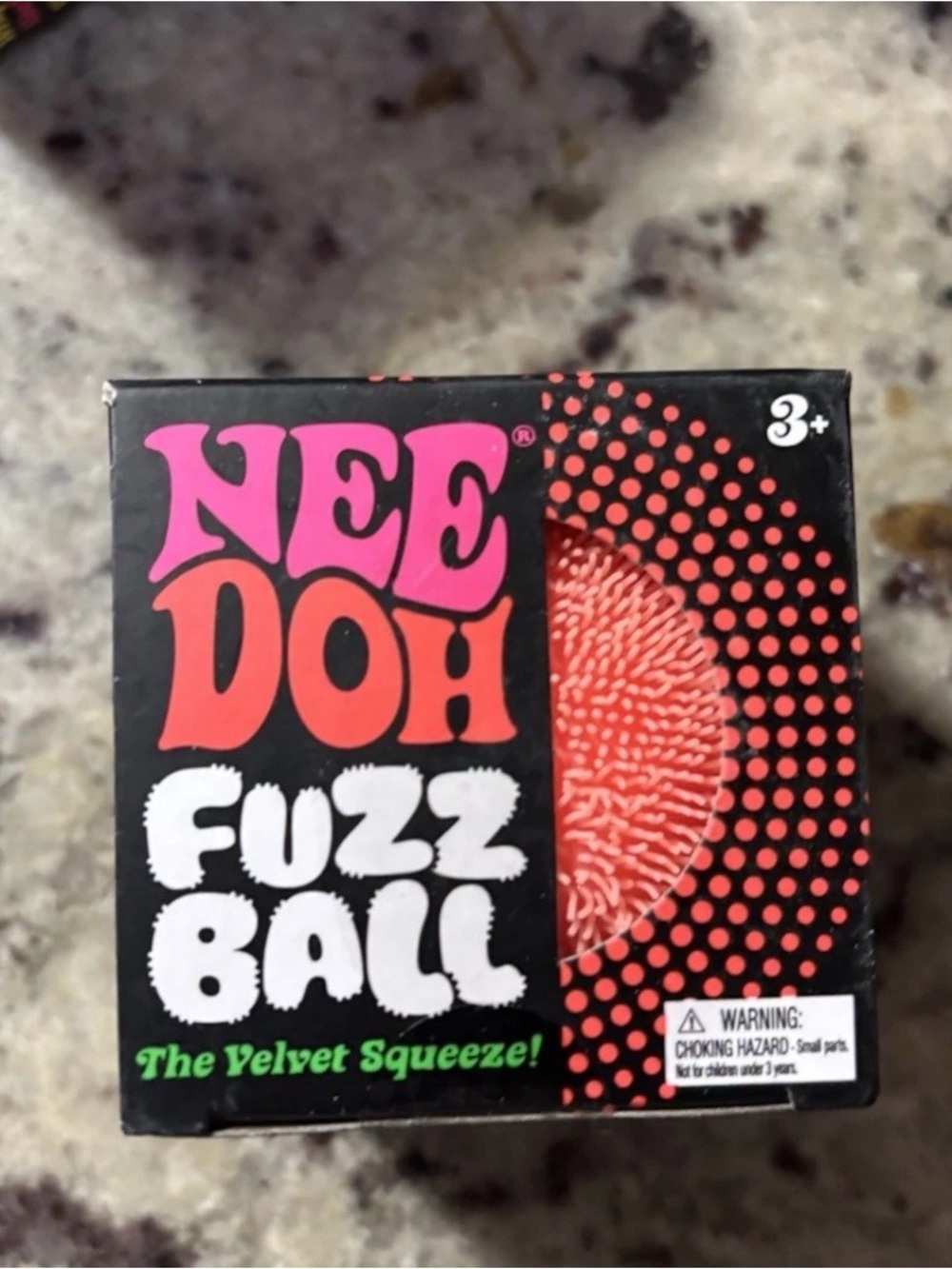 New doh orange fuzz ball new in box
